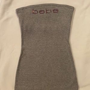 Lightly used Bebe Rhinestone tube top